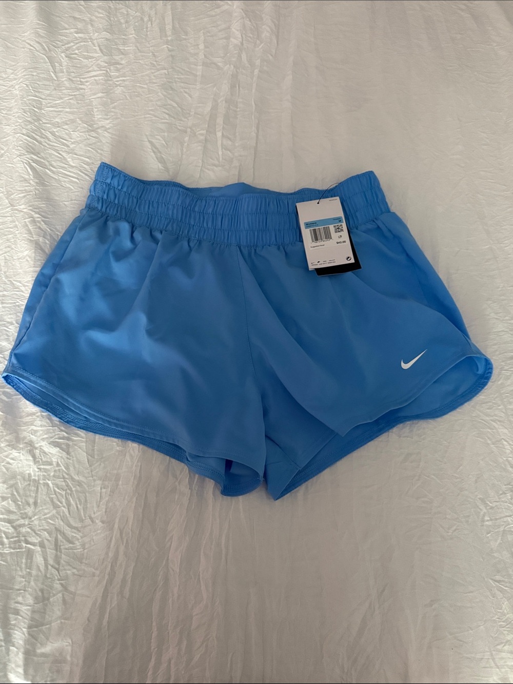 Nike Women's Sky Blue Athletic Running Shorts